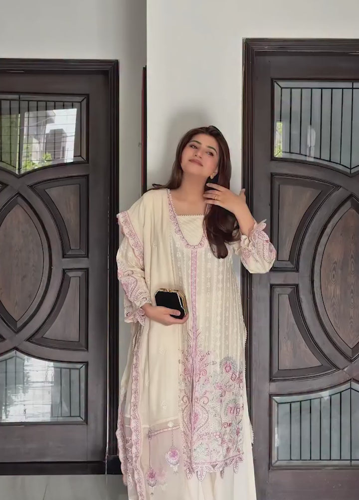 Aura of Flora by Zarizaa Unstitched Embroidered Lawn 3 Piece Suit LOTUS Lawn Collection