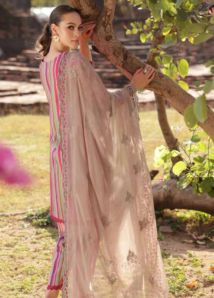 Print Melody by Charizma Embroidered Lawn Suit Unstitched 3 Piece CR25PM PM5- 03 - Summer Collection