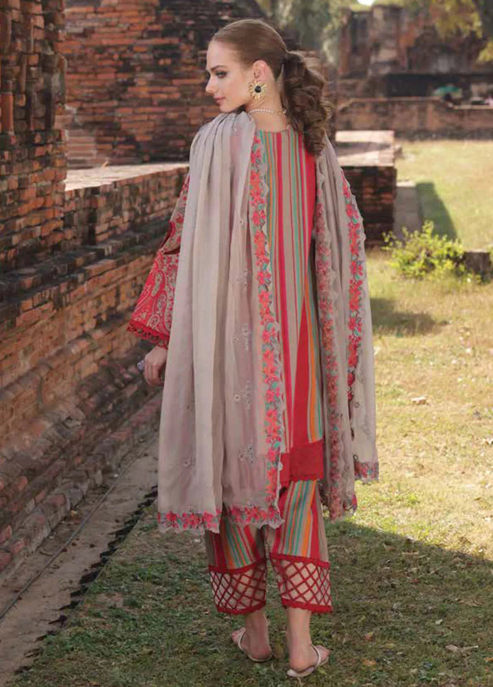 Print Melody by Charizma Embroidered Lawn Suit Unstitched 3 Piece CR25PM PM5- 05 - Summer Collection
