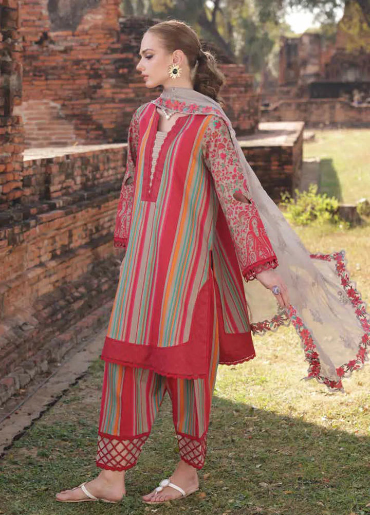 Print Melody by Charizma Embroidered Lawn Suit Unstitched 3 Piece CR25PM PM5- 05 - Summer Collection