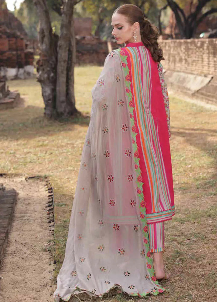 Print Melody by Charizma Embroidered Lawn Suit Unstitched 3 Piece CR25PM PM5- 07 - Summer Collection