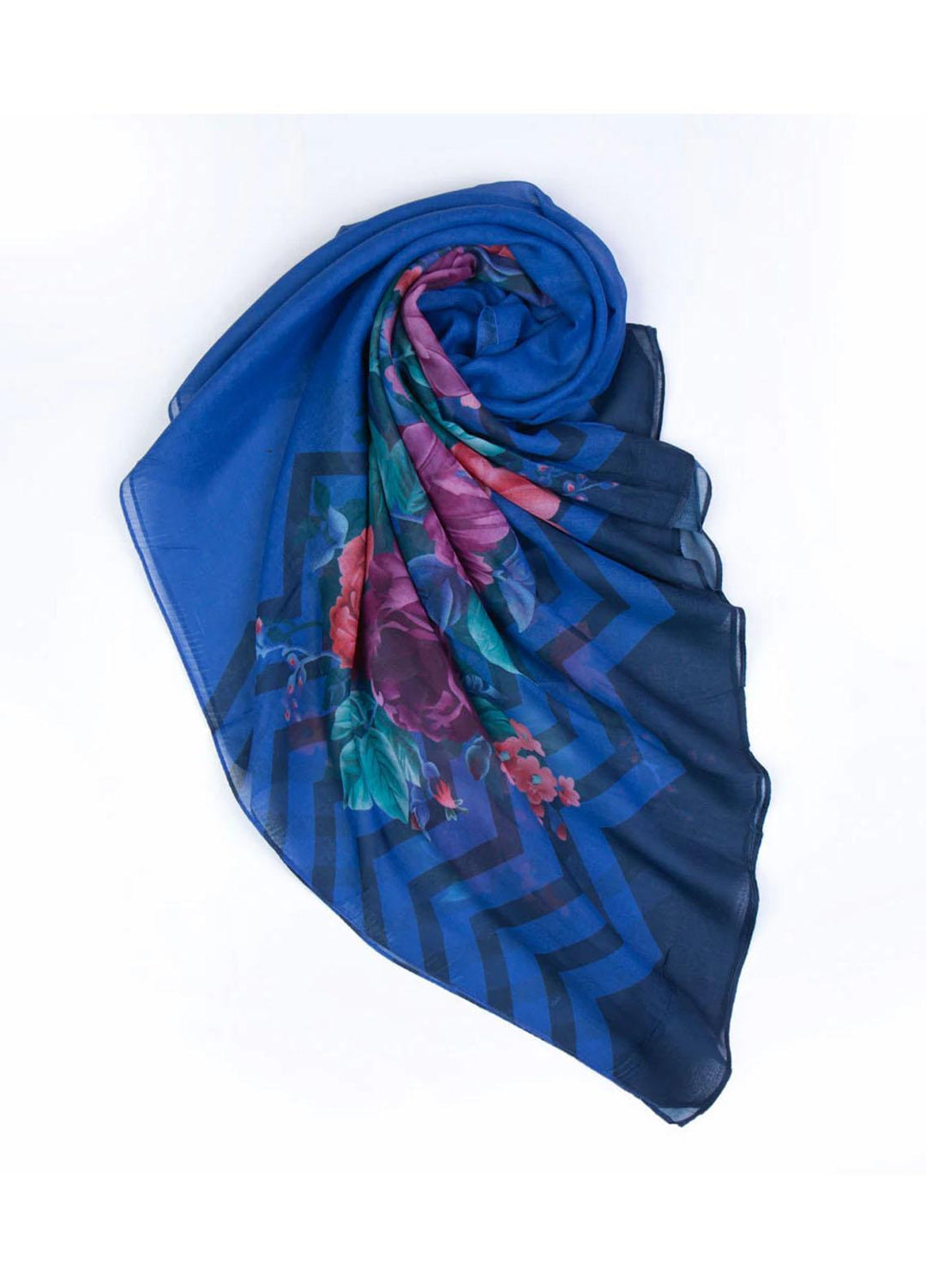 Abaya pk Printed Lawn  Hijab ABA22PH AQUABLUE RELISH - Printed Hijabs