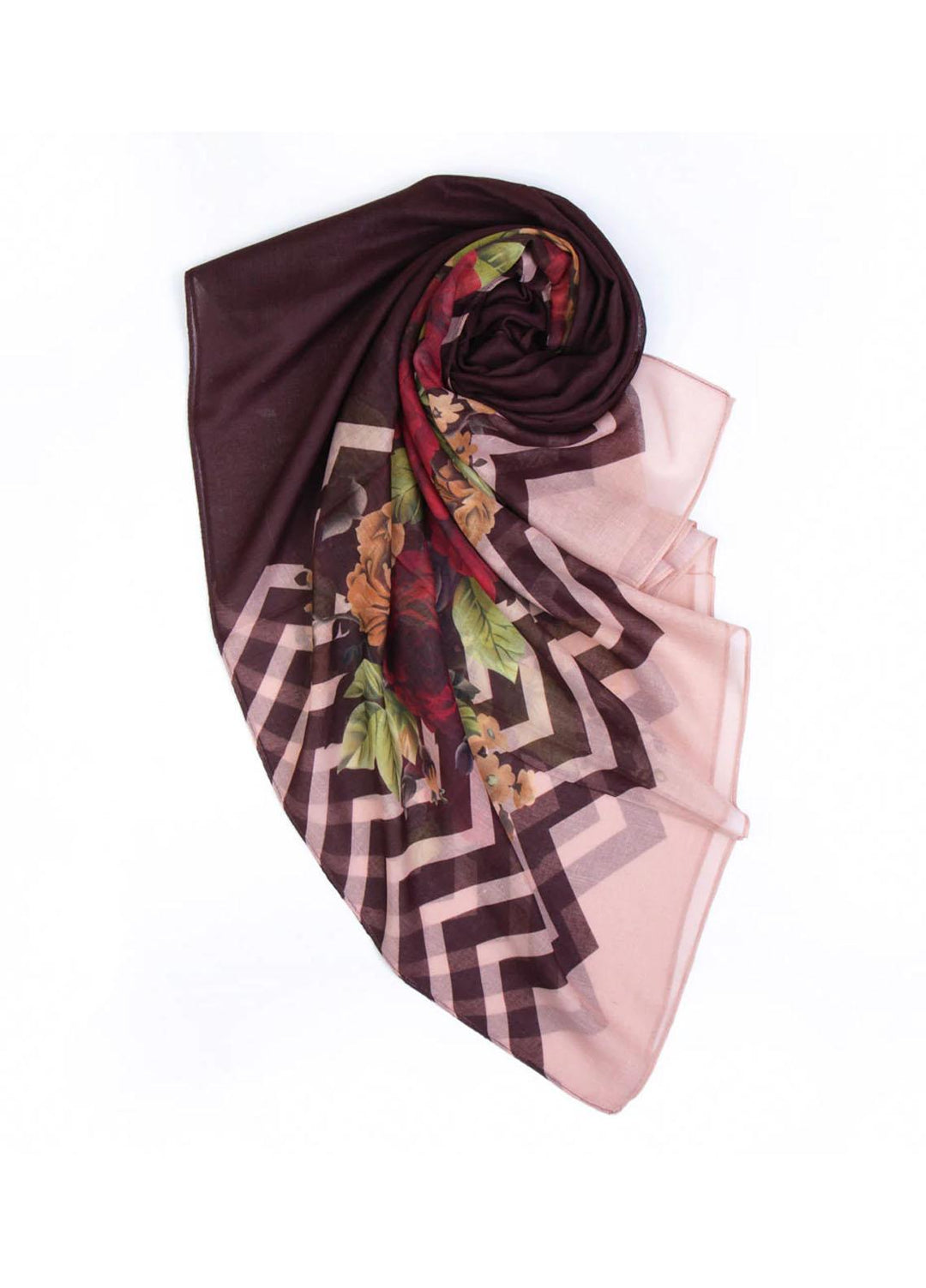 Abaya pk Printed Lawn  Hijab ABA22PH GREYSCALE RELISH - Printed Hijabs