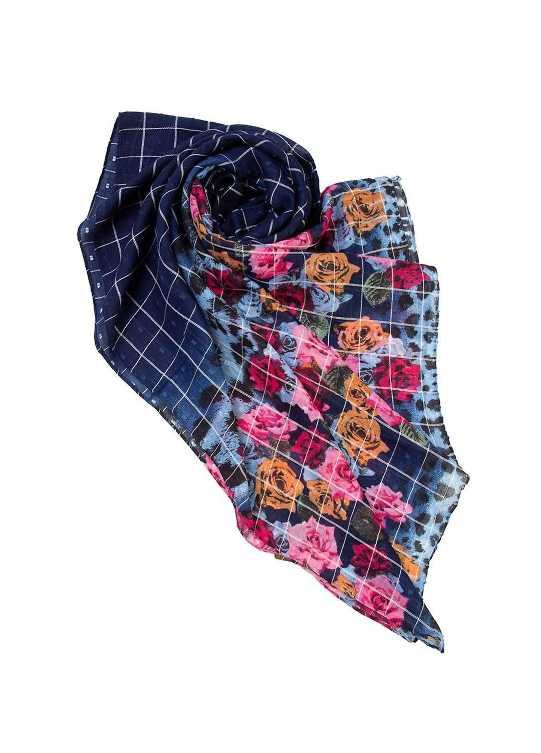 Abaya pk Printed Lawn  Hijab ABA22PH BLUE ROSY - Printed Hijabs