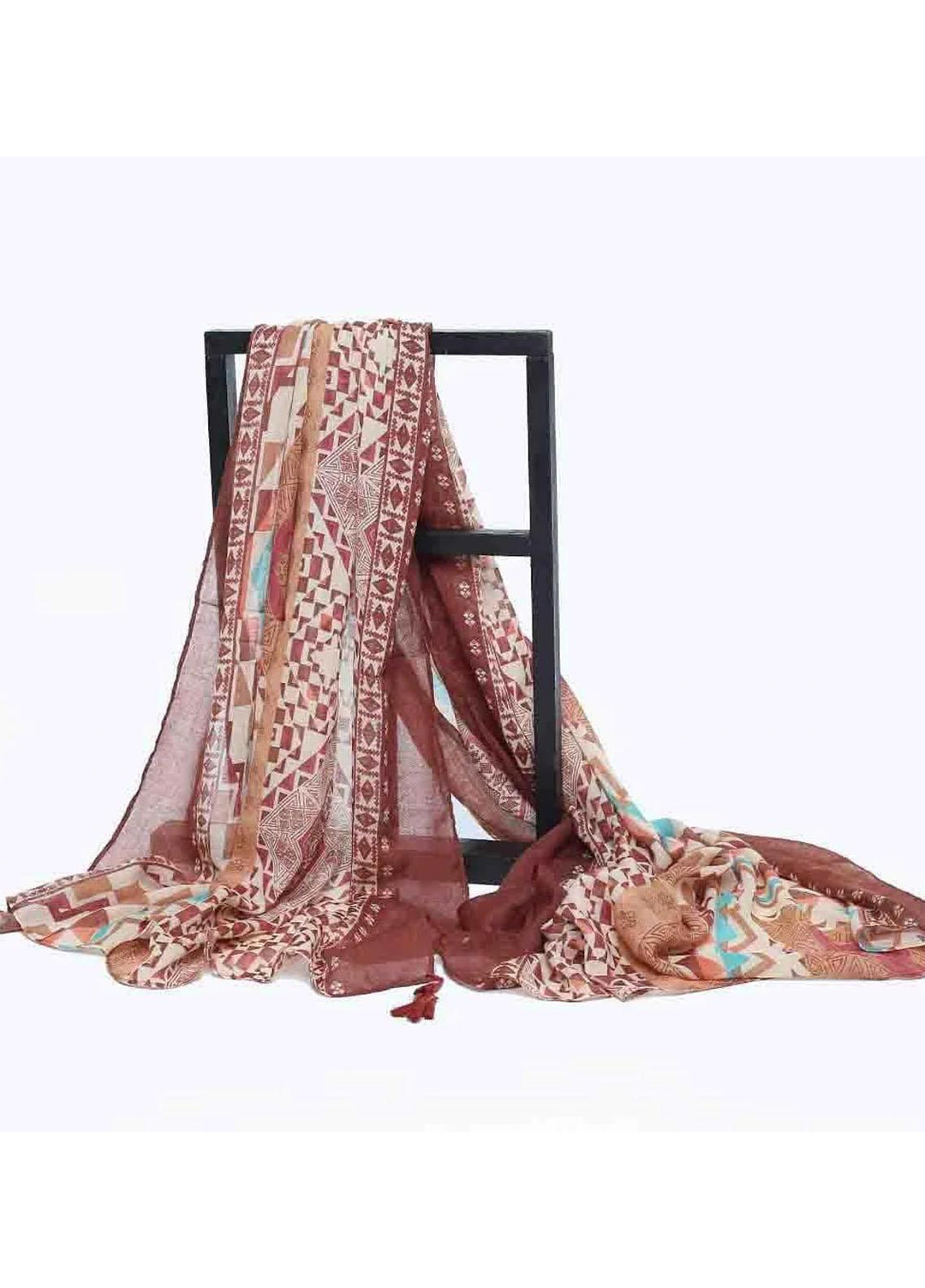 Abaya pk Printed Lawn  Hijab ABA22PH SYDNEY BROWN - Printed Hijabs