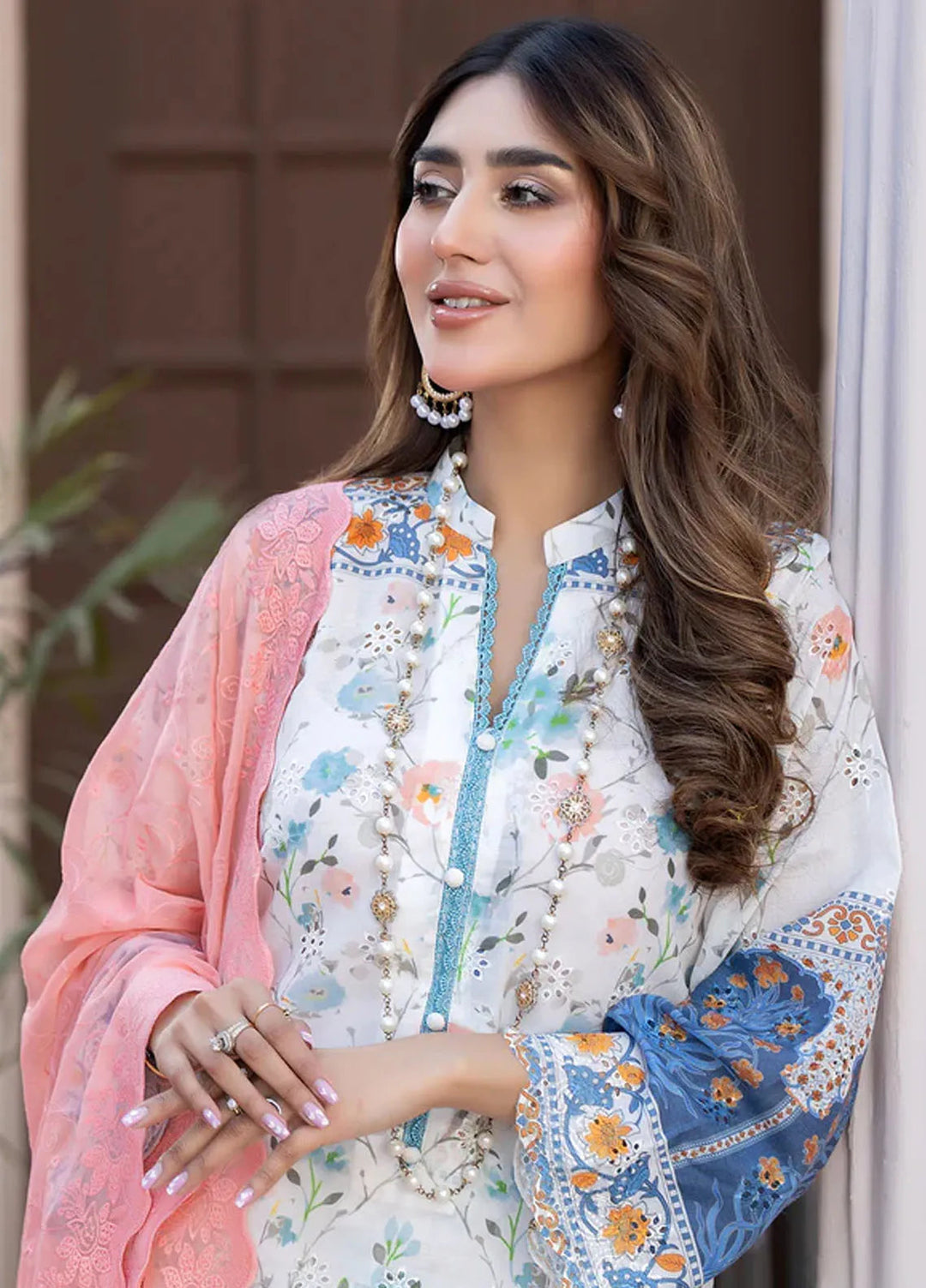Printkari By Noorma Kaamal Embroidered Lawn Suit Unstitched 3 Piece NK24PK2 NK-PK-11 - Summer Collection