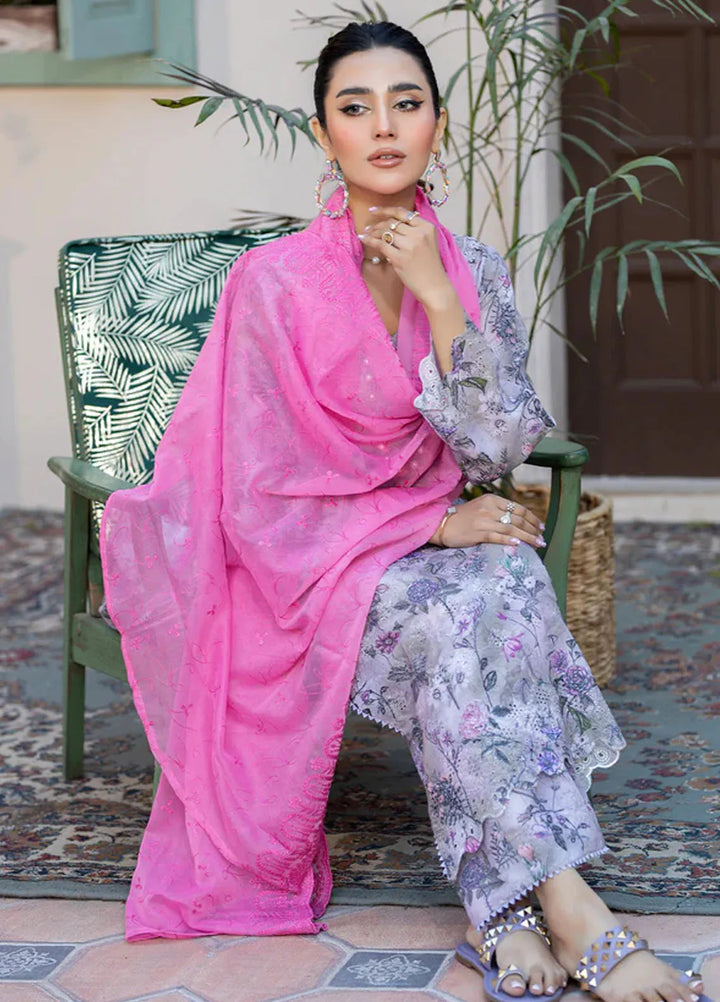 Printkari By Noorma Kaamal Embroidered Lawn Suit Unstitched 3 Piece NK24PK2 NK-PK-17 - Summer Collection