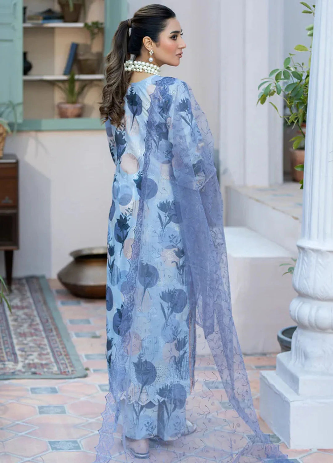 Printkari By Noorma Kaamal Embroidered Lawn Suit Unstitched 3 Piece NK24PK2 NK-PK-19 - Summer Collection