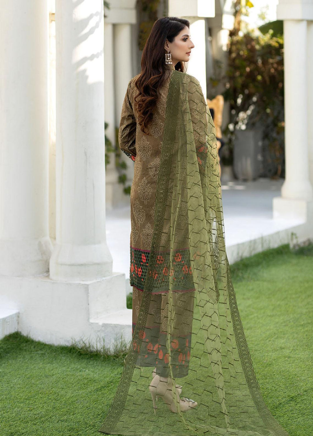 Printkari By Noorma Kaamal Chikankari Schiffli Suits Unstitched 3 Piece NK24PK NK-LPK-01 Orchid - Summer Collection