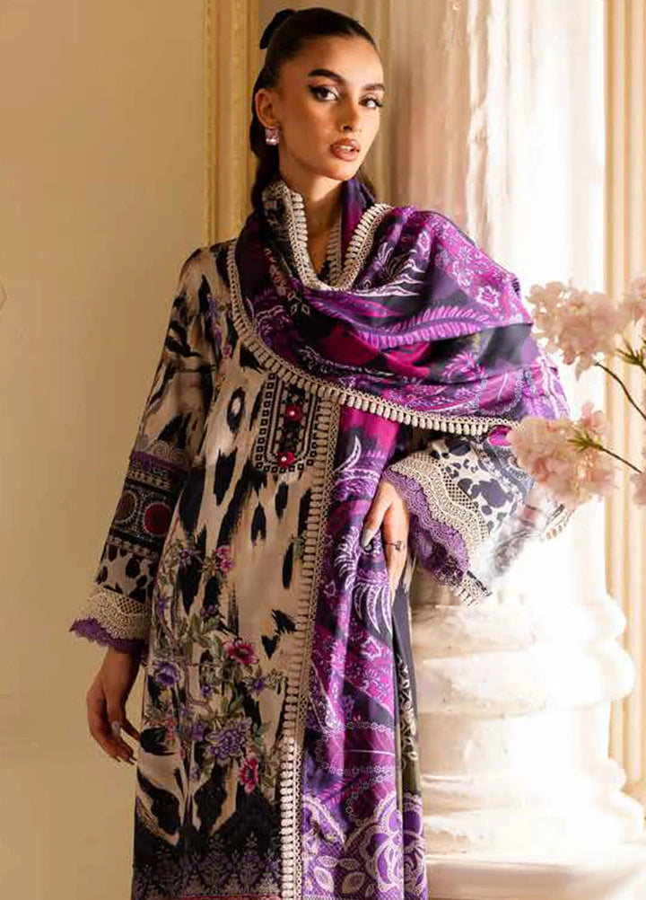 Prints By Nureh Printed Marina Suit Unstitched 3 Piece NU24SW SP-130 - Winter Collection
