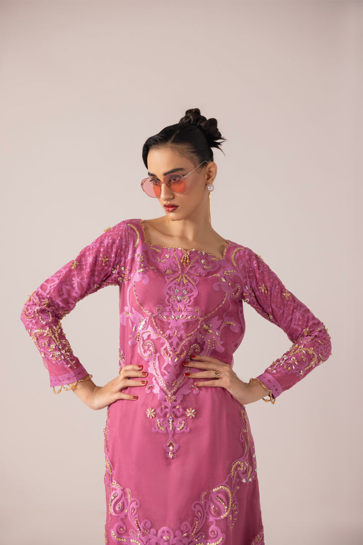 Talib-e-Johar by Ruby Suleiman Women Pret 2 Piece Blush of Heaven - Formals Collection