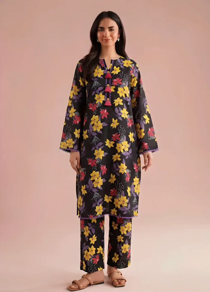 Stitching Cotton Women Pret 2 Piece Printed Suit D-02 - Winter Collection