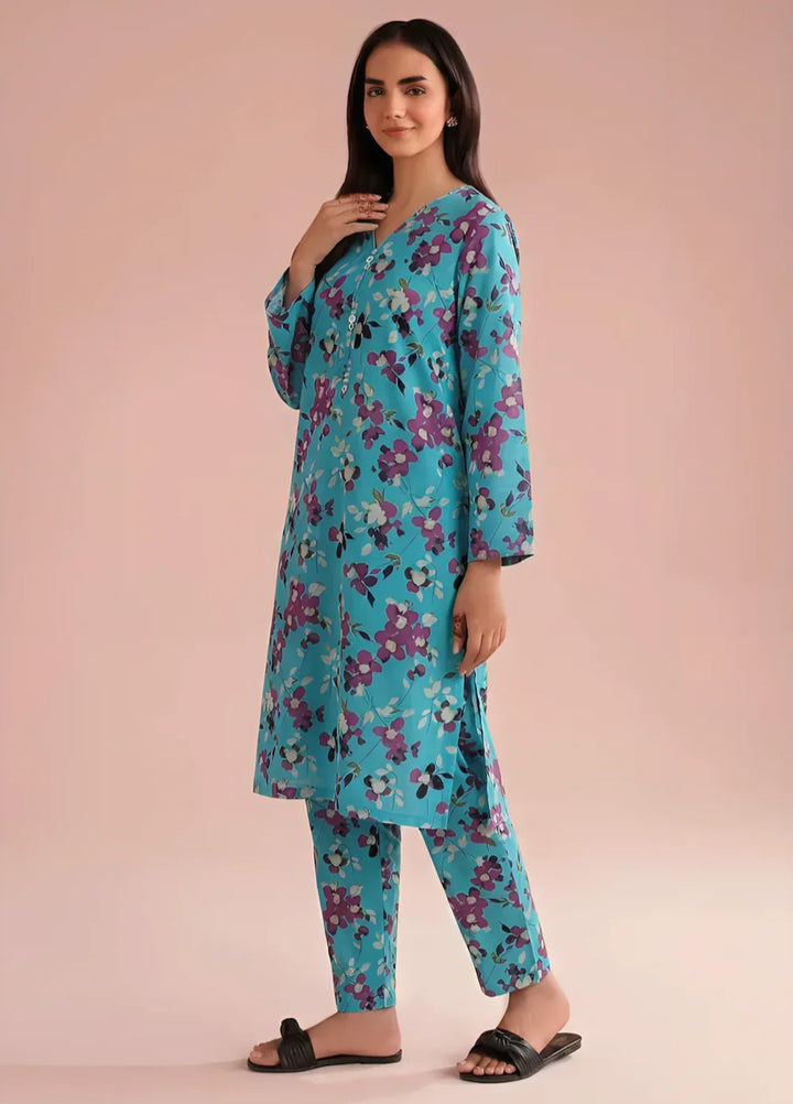 Stitching Cotton Women Pret Pure Cambric 2 Piece Printed Suit D-39 - SummerCollection