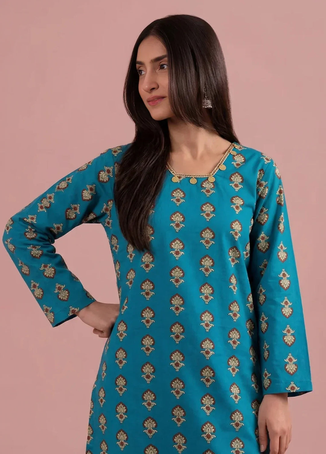 2 Pcs Printed Suit
