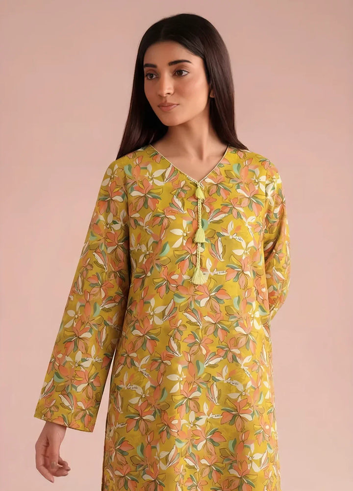 Stitching Cotton Women Pret Pure Cambric 2 Piece Printed Suit D-22 - SummerCollection