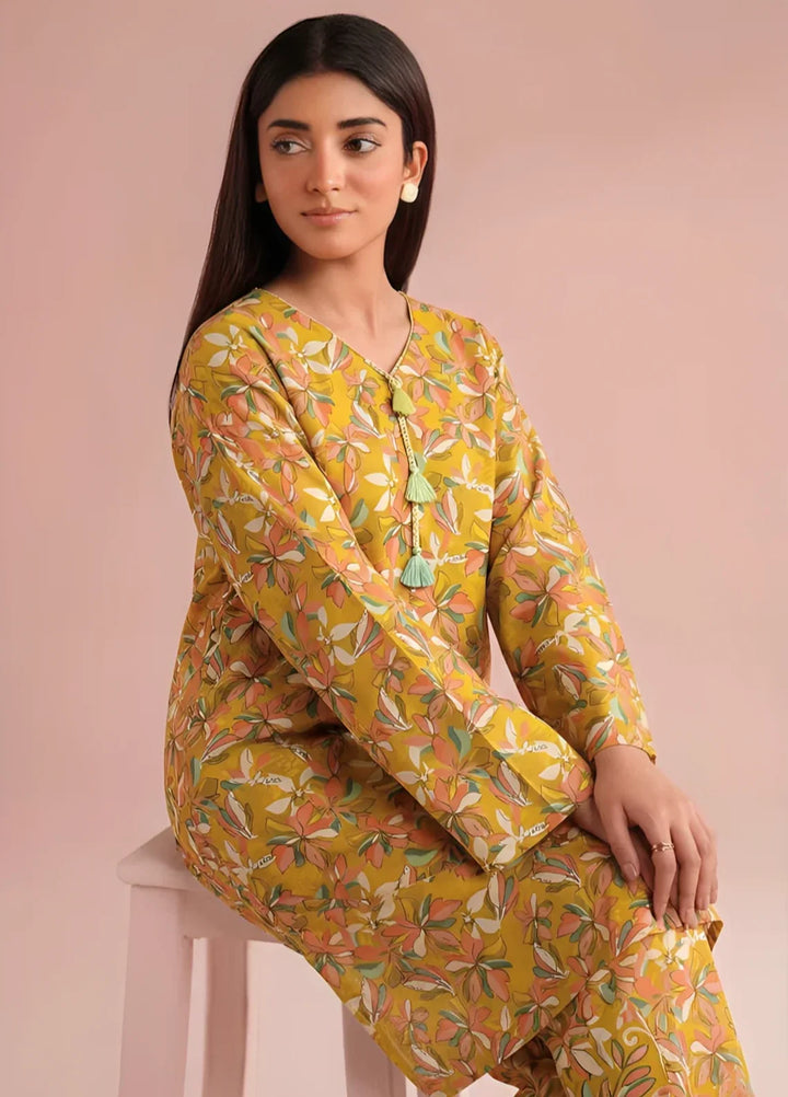 Stitching Cotton Women Pret Pure Cambric 2 Piece Printed Suit D-22 - SummerCollection