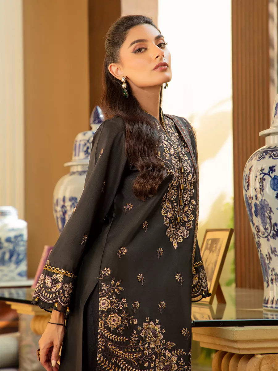 Jashn e Noor by Salitex Unstitched Embroidered 3 Piece Net SUNW7JI082 - Summer Collection