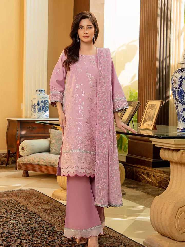 Jashn e Noor by Salitex Unstitched Embroidered 3 Piece Paper Cotton SUNW7NO093 - Summer Collection