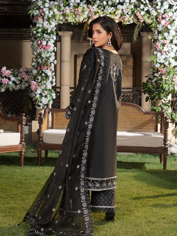 Jashn e Noor by Salitex Unstitched Embroidered 3 Piece Silk SUNW7NO082 - Summer Collection