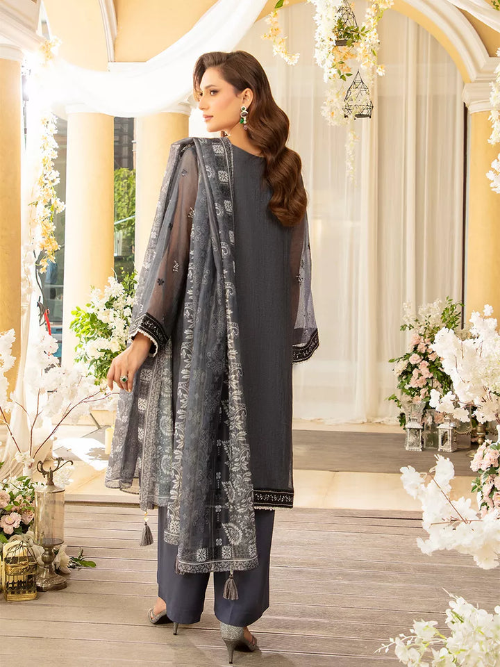 Jashn e Noor by Salitex Unstitched Embroidered 3 Piece Silk SUNW7JI093 - Summer Collection