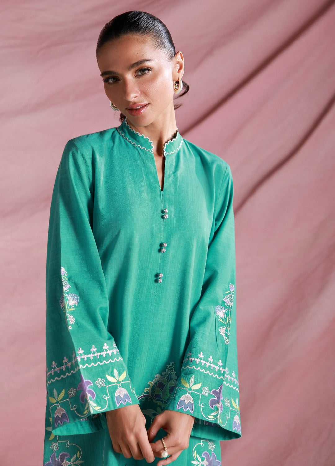 Sahar Women Embroidered Lawn 2 Piece Suit Jade Chronicle - Casual Collection