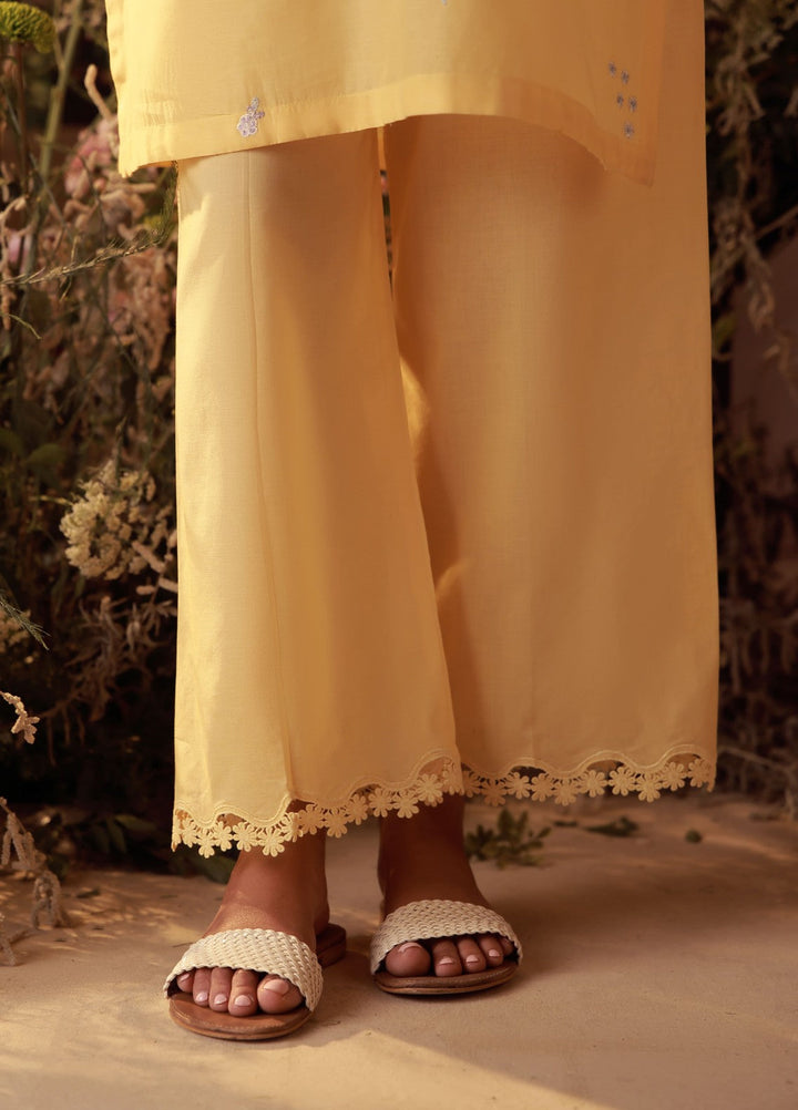 Sahar Women Embroidered Cambric 2 Piece Suit Buttercup - Casual Collection