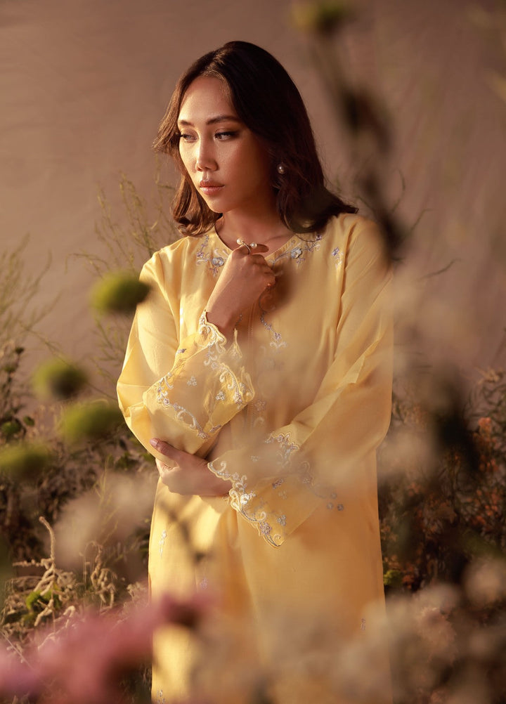 Sahar Women Embroidered Cambric 2 Piece Suit Buttercup - Casual Collection