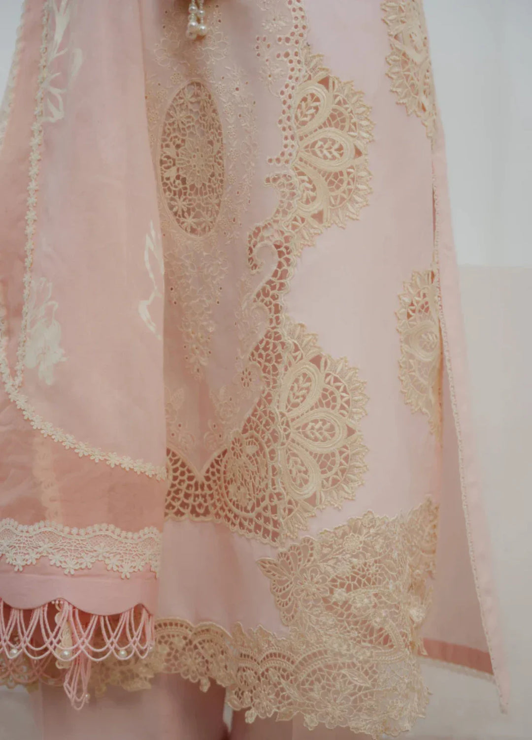 Manara by Maria RTW Embroidered Chiffon 3 Piece Suit FREESIA Festive Collection