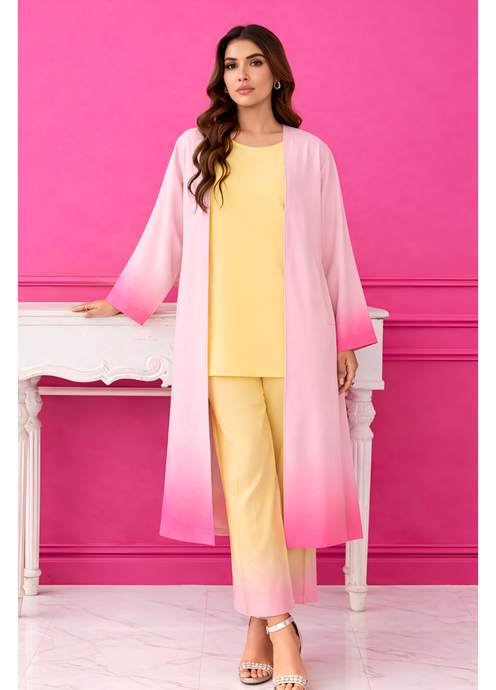 Summer Fusion by The Girl Store RTW Solids Lawn 3 Piece Suit Butter Cream 3 Piece Suit - Casual Collection