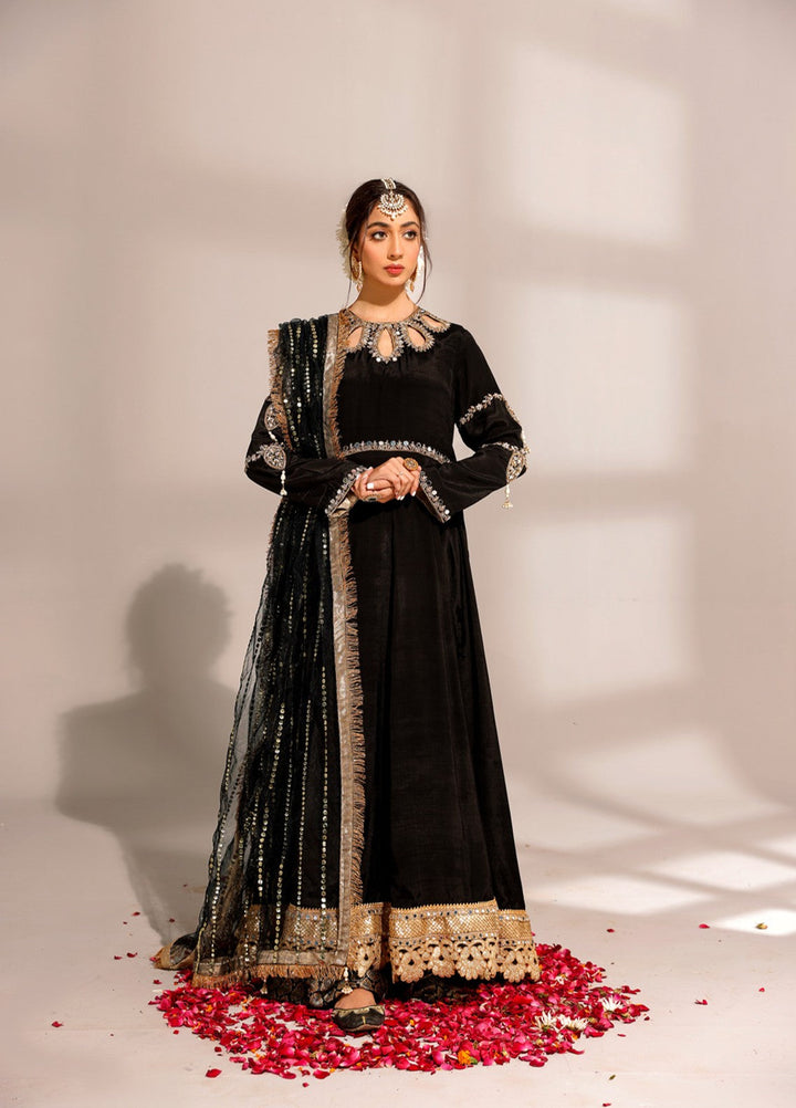 Manzilen by Ibraysha Women RTW Hand work Raw Silk 3 Piece Suit Karishma - Festive Collection