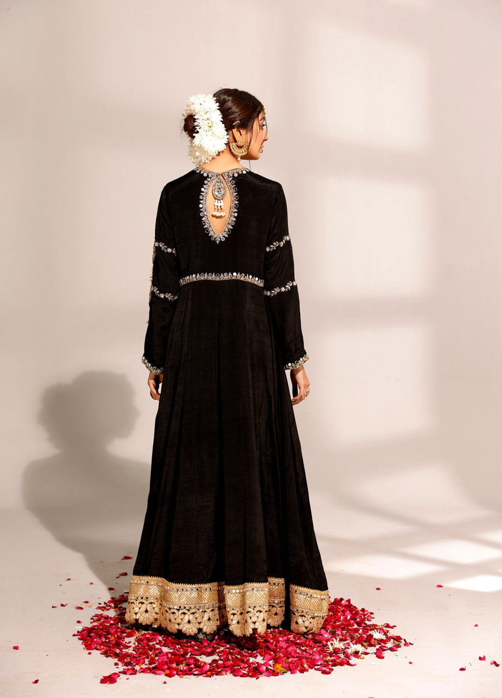 Manzilen by Ibraysha Women RTW Hand work Raw Silk 3 Piece Suit Karishma - Festive Collection