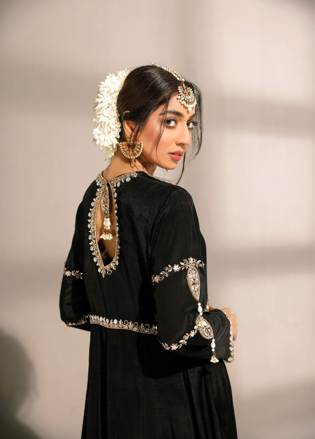 Manzilen by Ibraysha Women RTW Hand work Raw Silk 3 Piece Suit Karishma - Festive Collection