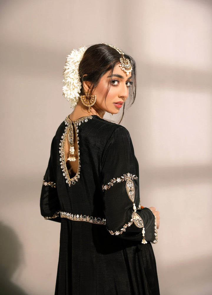 Manzilen by Ibraysha Women RTW Hand work Raw Silk 3 Piece Suit Karishma - Festive Collection