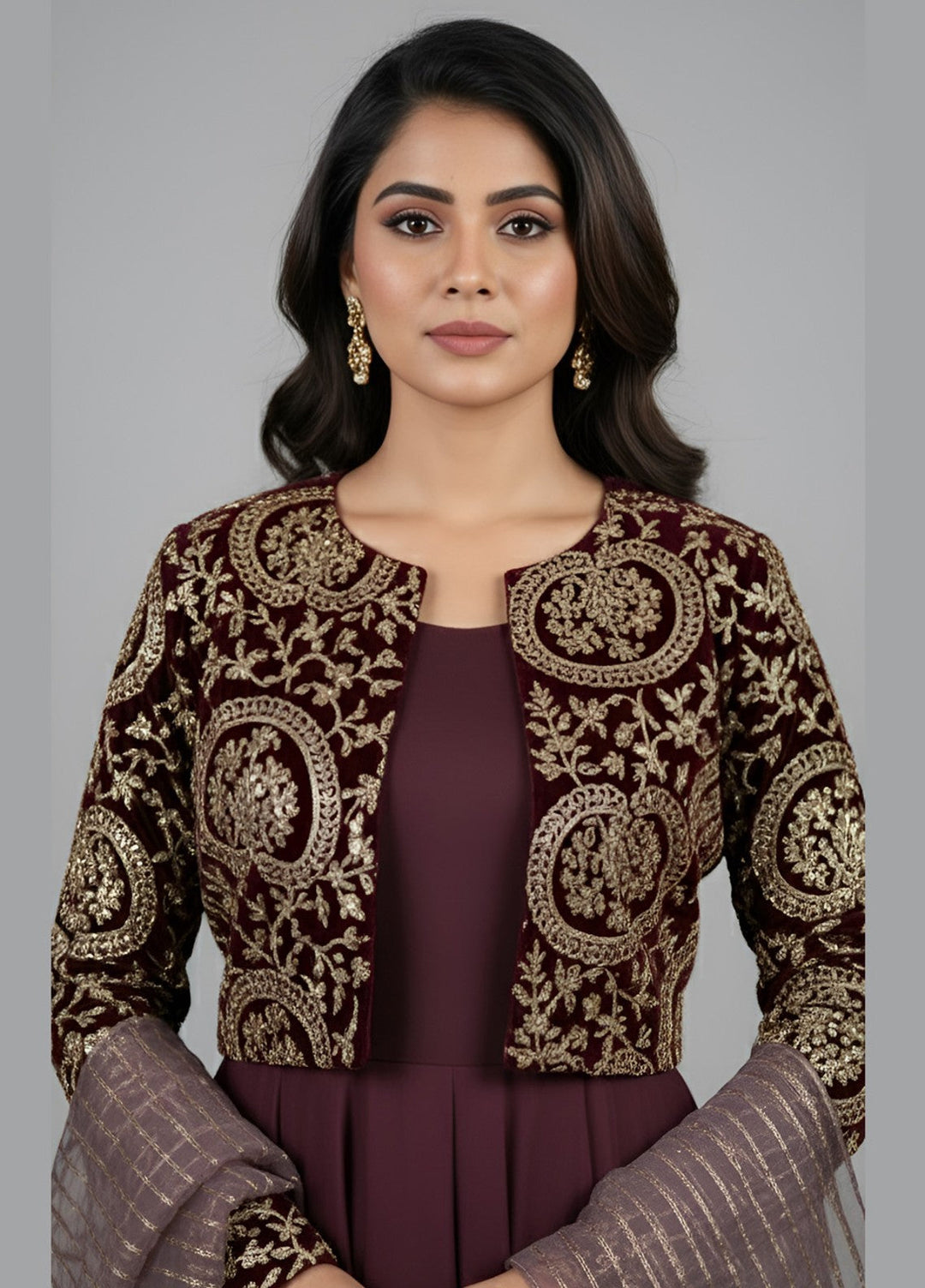 Afsana e Noor by Ibraysha RTW Embroidered Raw Silk 3 Piece Suit Noor-E-Kinnat - Festive Collection