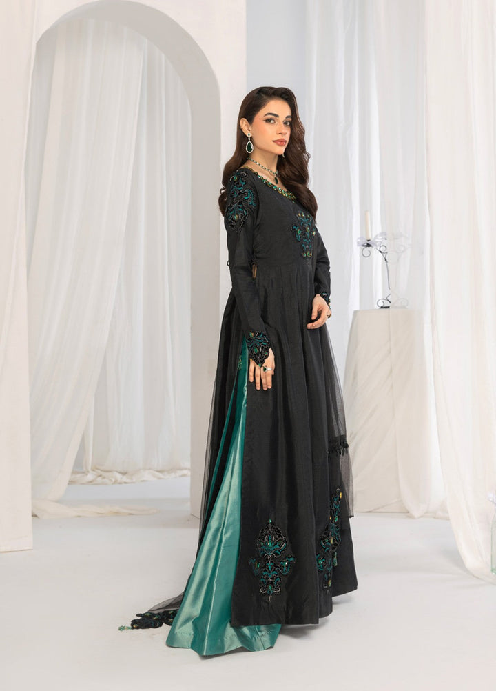 Afsana e Noor by Ibraysha RTW Embroidered Raw Silk 3 Piece Suit Roya Sayah - Festive Collection