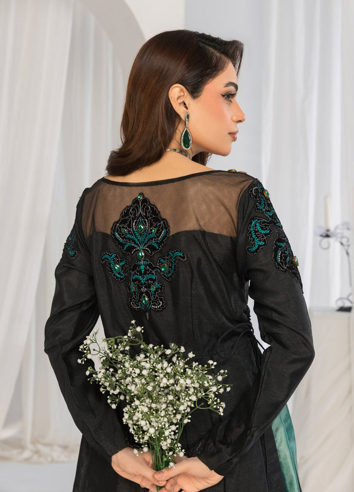 Afsana e Noor by Ibraysha RTW Embroidered Raw Silk 3 Piece Suit Roya Sayah - Festive Collection
