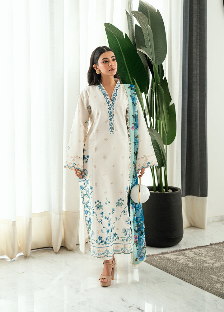 Virelle by Sahane Unstitched Embroidered Lawn 3 Piece Suit CG50004 Yvett - Casual Collection