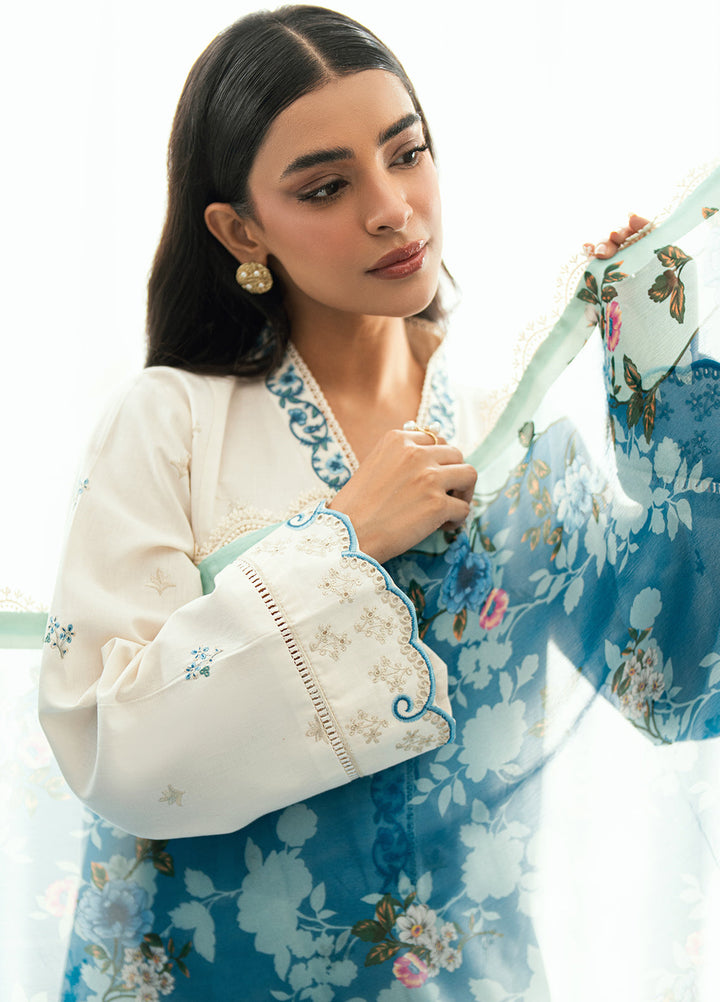 Virelle by Sahane Unstitched Embroidered Lawn 3 Piece Suit CG50004 Yvett - Casual Collection