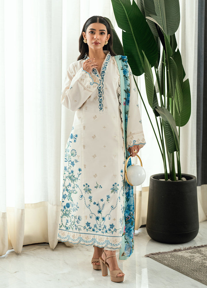 Virelle by Sahane Unstitched Embroidered Lawn 3 Piece Suit CG50004 Yvett - Casual Collection