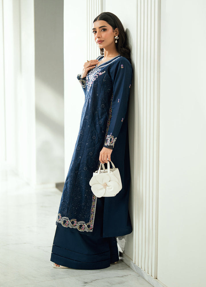 Virelle by Sahane Unstitched Embroidered Lawn 3 Piece Suit CG50008 Aster - Casual Collection