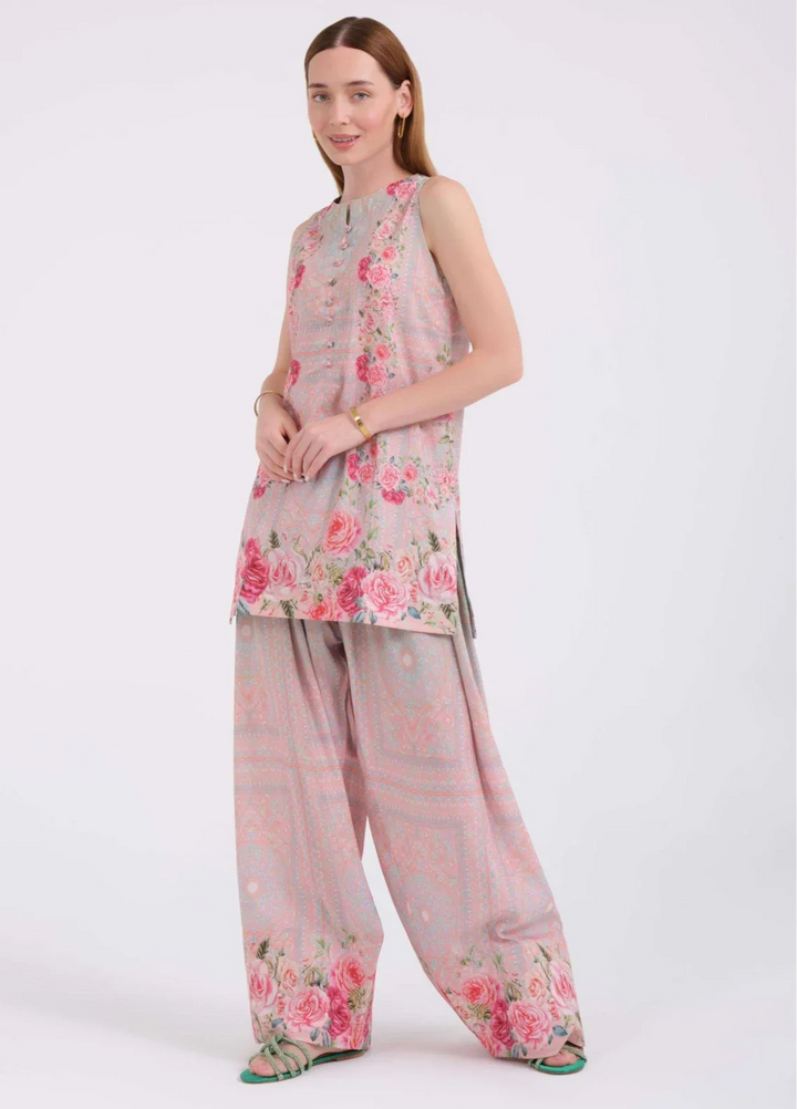 Love Notes Misaal by Ayesha Somaya RTW Printed Lawn Silk 2 Piece Suit Jasmine Joy Casual Collection