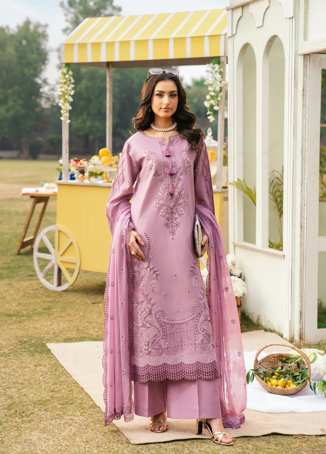 Pashmire Women RTW Embroidered Swiss Lawn 3 Piece Suit Bahaar - Festive Collection