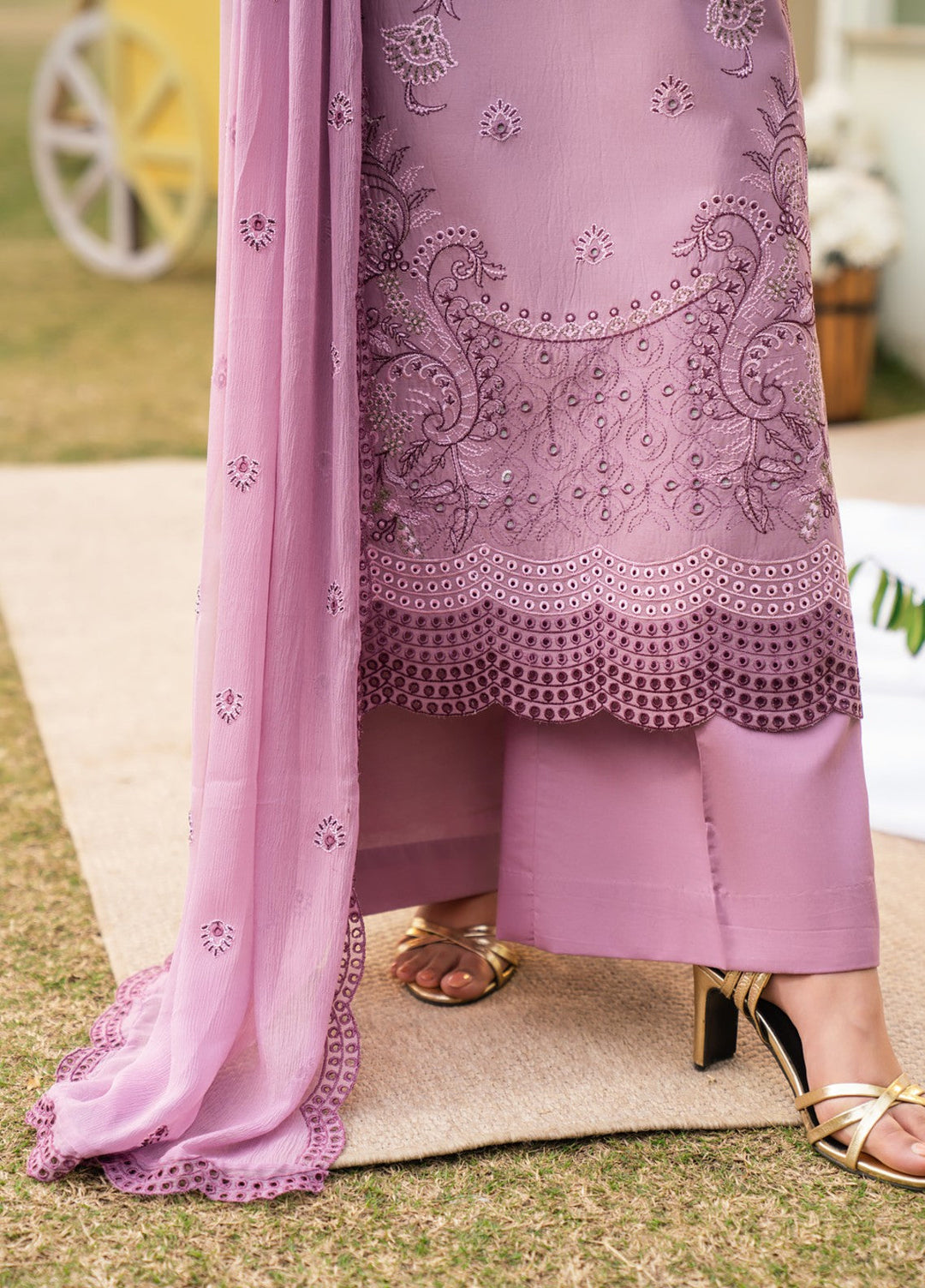 Pashmire Women RTW Embroidered Swiss Lawn 3 Piece Suit Bahaar - Festive Collection