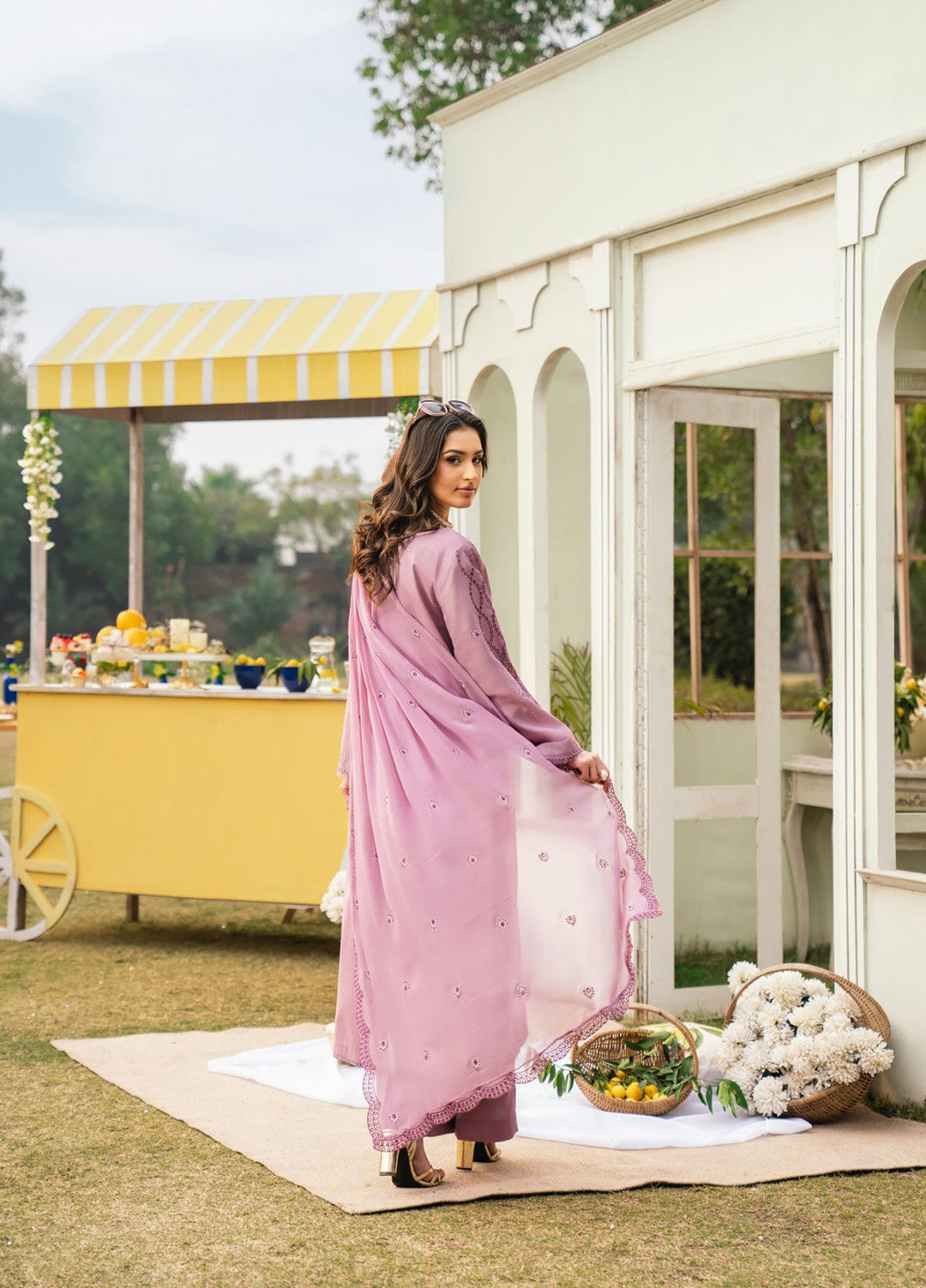 Pashmire Women RTW Embroidered Swiss Lawn 3 Piece Suit Bahaar - Festive Collection