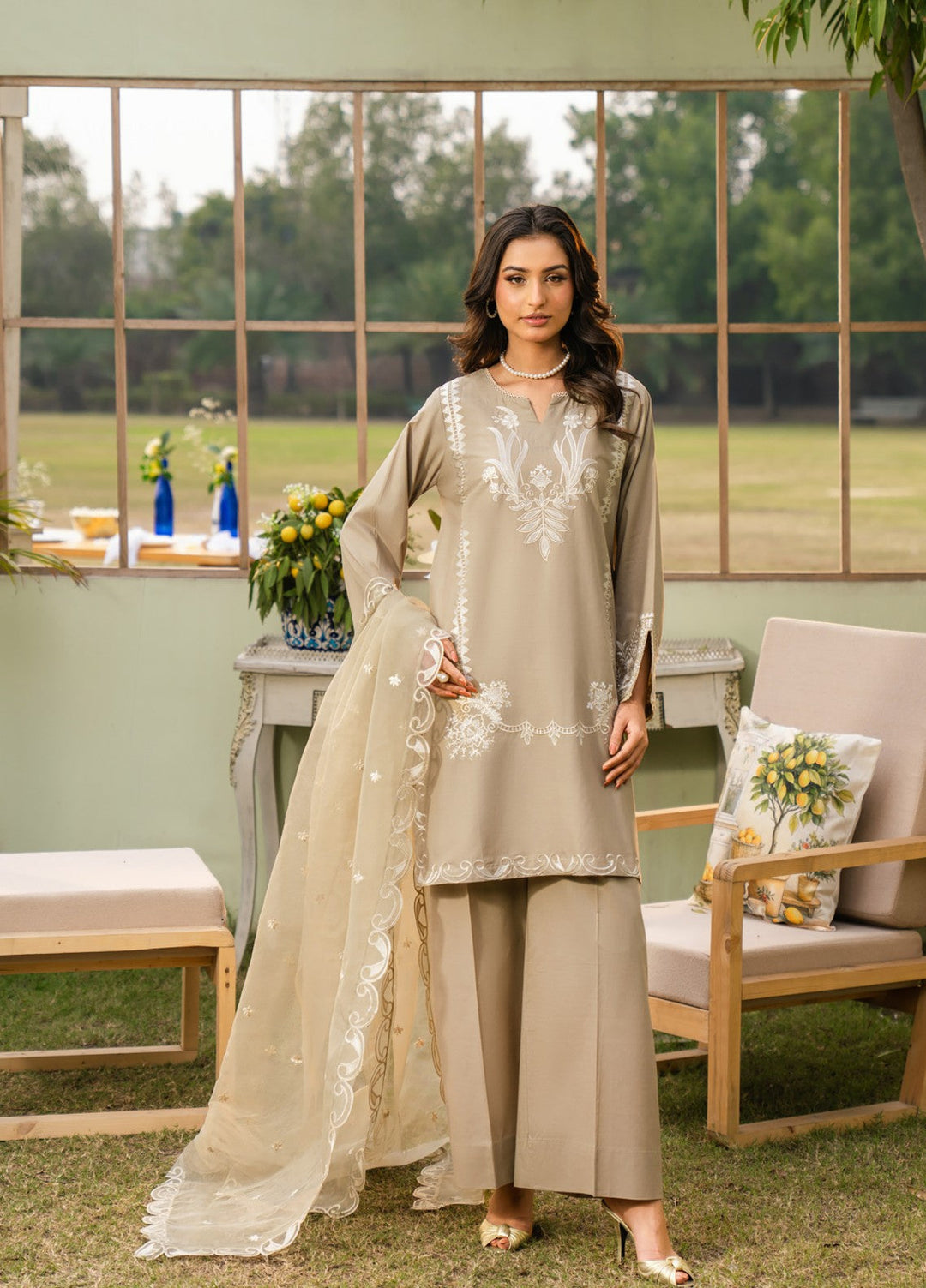 Pashmire Women RTW Embroidered Swiss Lawn 3 Piece Suit Haya - Festive Collection