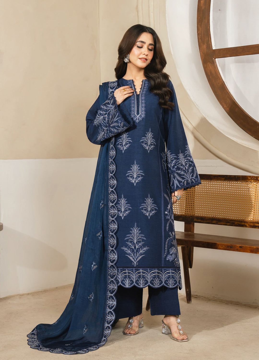 Pashmire Women RTW Embroidered Raw Silk 3 Piece Suit Fanaa - Casual Collection