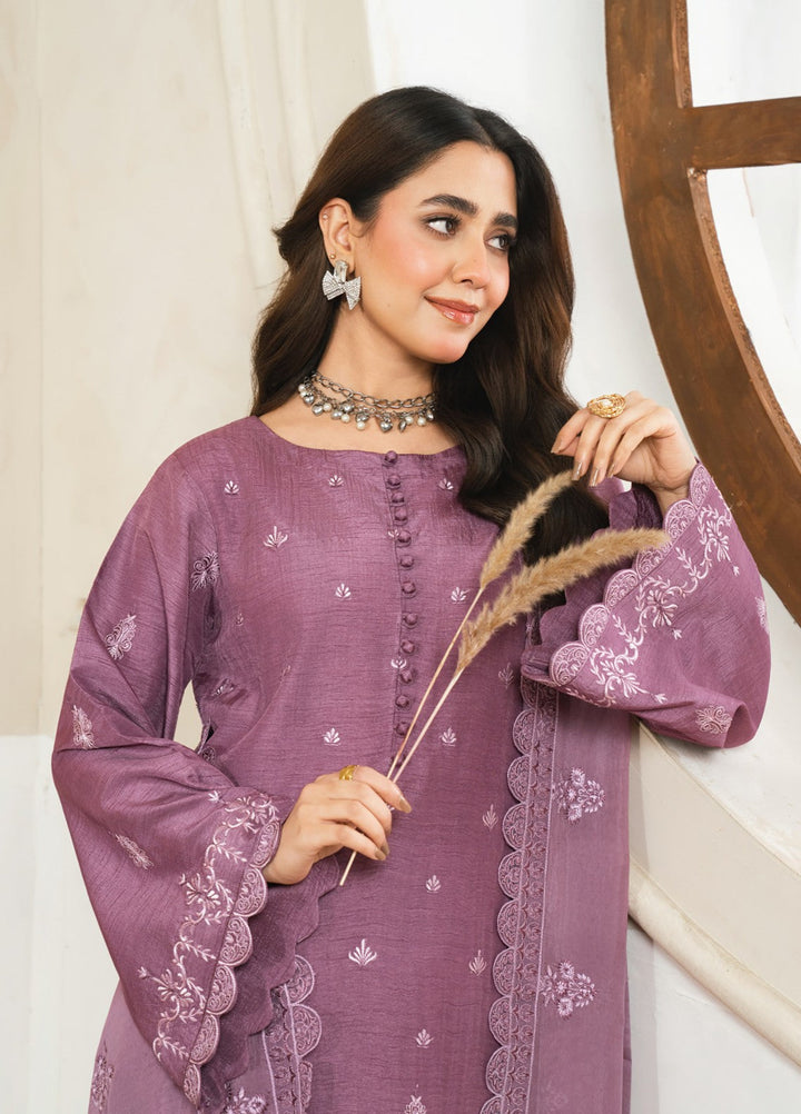 Pashmire Women RTW Embroidered Raw Silk 3 Piece Suit Zevar - Casual Collection
