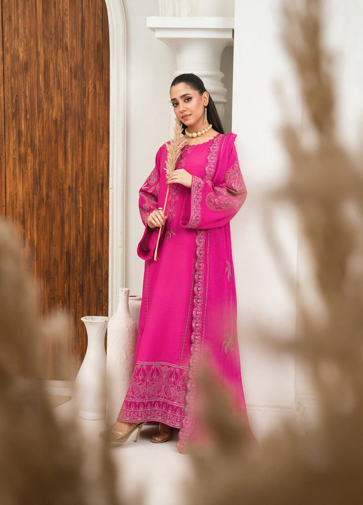 Pashmire Women RTW Embroidered Raw Silk 3 Piece Suit Ibtida - Casual Collection