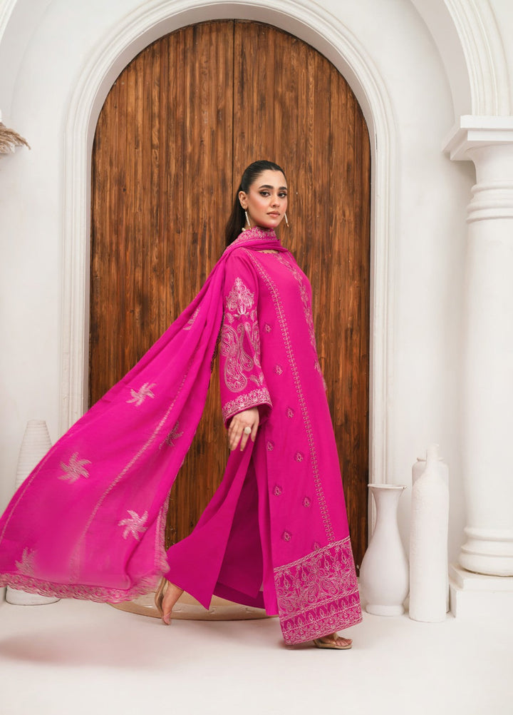Pashmire Women RTW Embroidered Raw Silk 3 Piece Suit Ibtida - Casual Collection