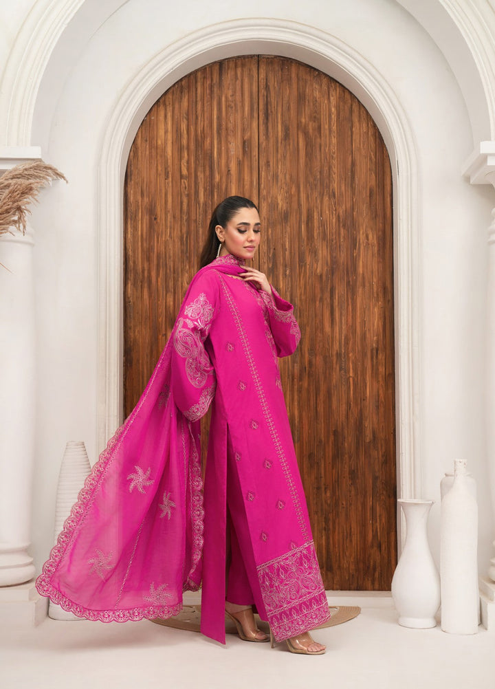 Pashmire Women RTW Embroidered Raw Silk 3 Piece Suit Ibtida - Casual Collection